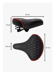 Foto 3 | Asiento Para Bicicleta Montaña Ultra Confortable Xtellar Color Café Línea Blanca