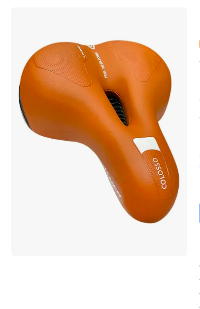 Foto 2 pulgar | Asiento Bicicleta Prostático Xtellar  De Gel Confortable C/elastómero Color Café