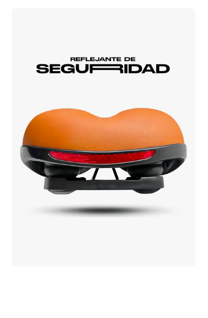 Foto 5 pulgar | Asiento Bicicleta Prostático Xtellar  De Gel Confortable C/elastómero Color Café