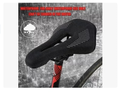 Foto 3 | Asiento para Bicicleta Xtellar Cojín Suave Cómodo Prostático