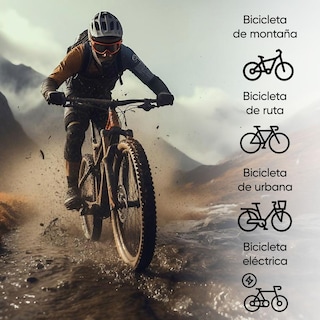 Foto 8 | Asiento Para Bicicleta Antiprostatico Negro Con Vivos Rojos Tl-2162 Teide