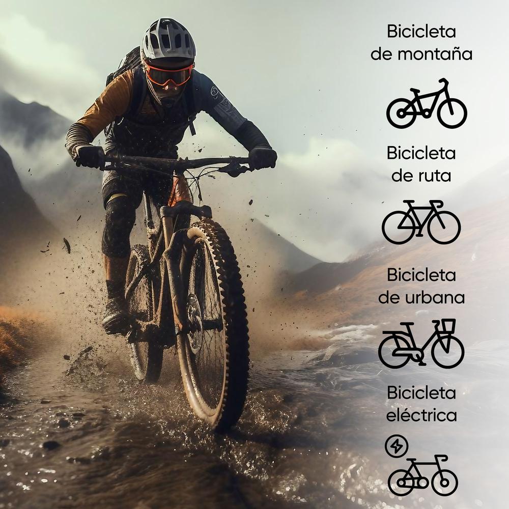 Foto 9 pulgar | Asiento Para Bicicleta De Memory Foam Antiprostatico Negro Tl-2176 Teide