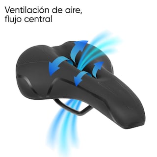 Foto 3 | Asiento Para Bicicleta 270 X 150mm Antiprostatico Negro Tl-2006 Teide