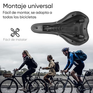Foto 5 | Asiento Para Bicicleta 275 X 150mm Negro Tl-2106 Teide
