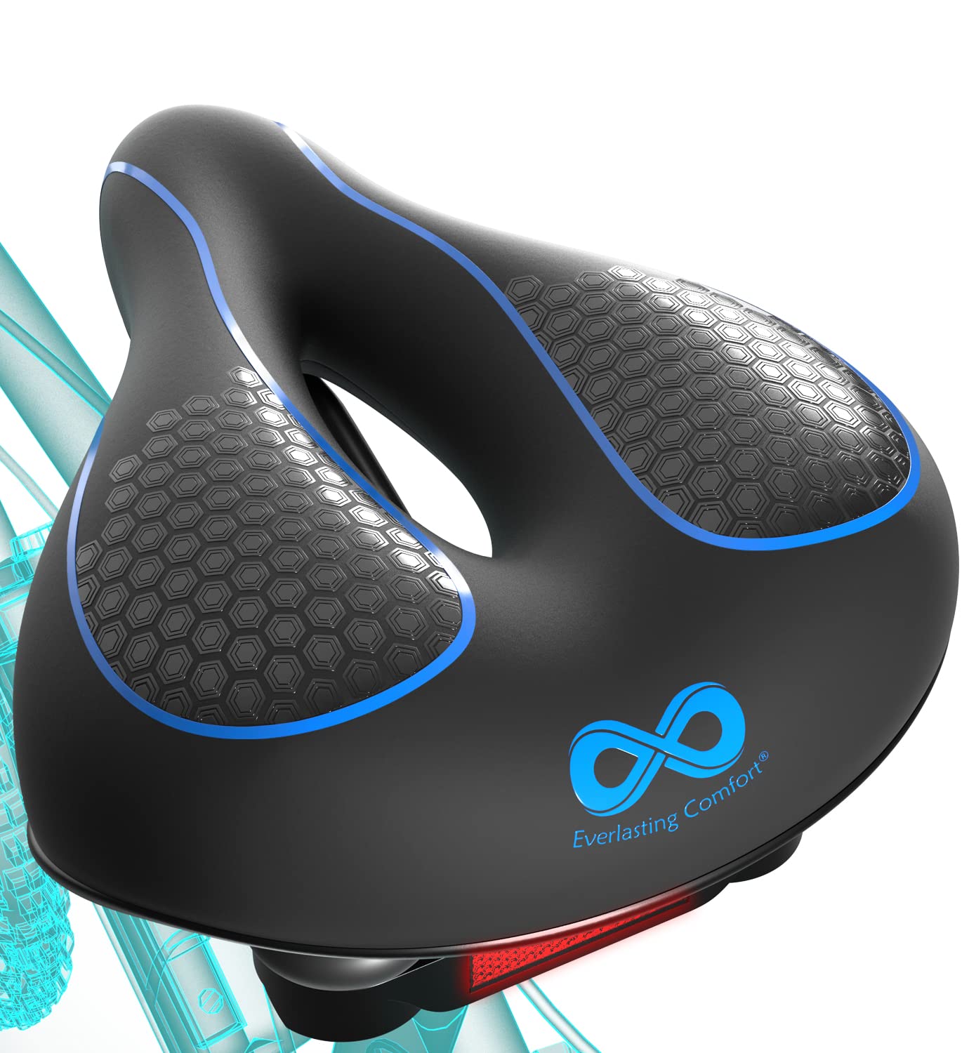 Foto 1 | Cojín Para Asiento De Bicicleta Everlasting Comfort  Ajuste Universal  10 X 8 Cm - Venta Internacional.