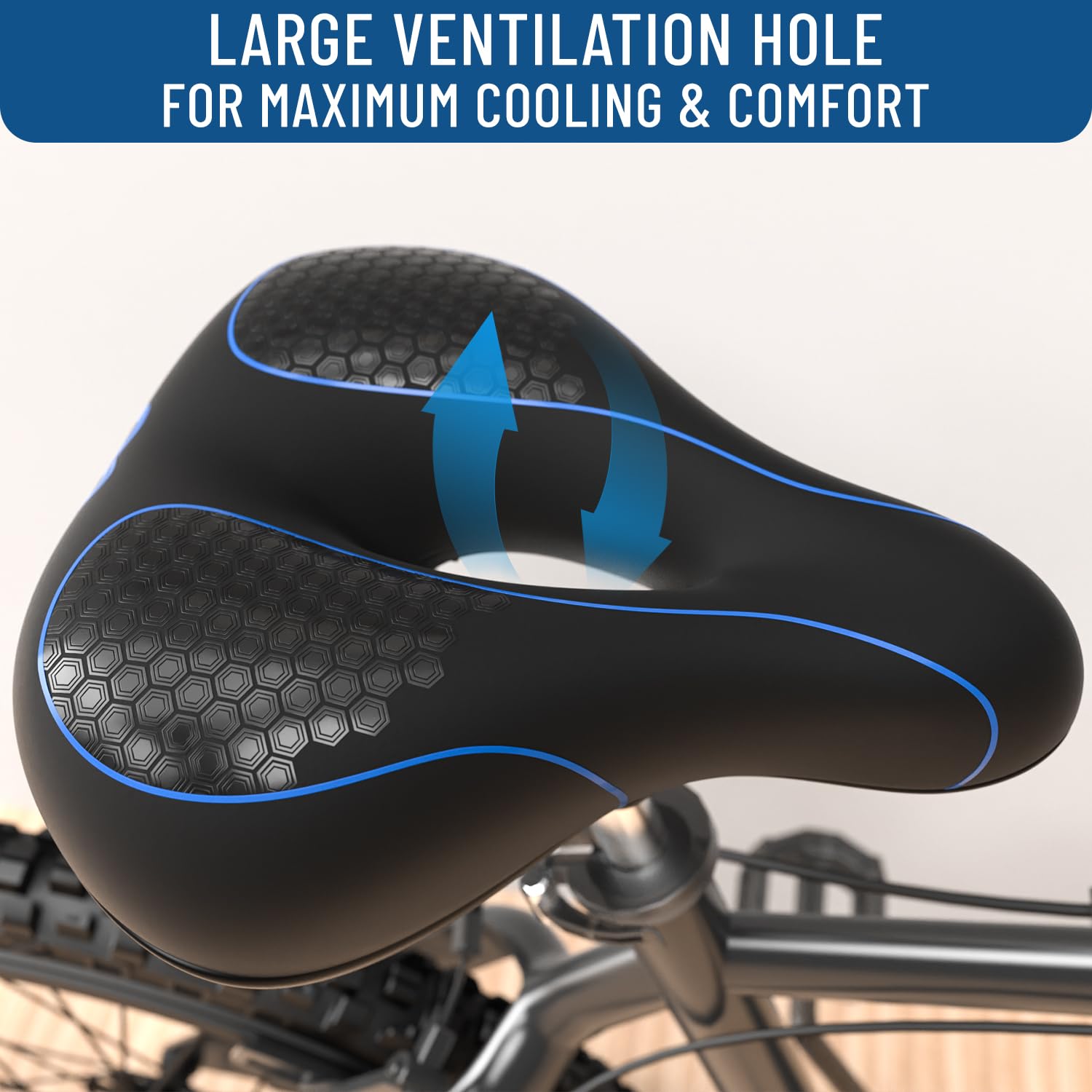 Foto 6 | Cojín Para Asiento De Bicicleta Everlasting Comfort  Ajuste Universal  10 X 8 Cm - Venta Internacional.