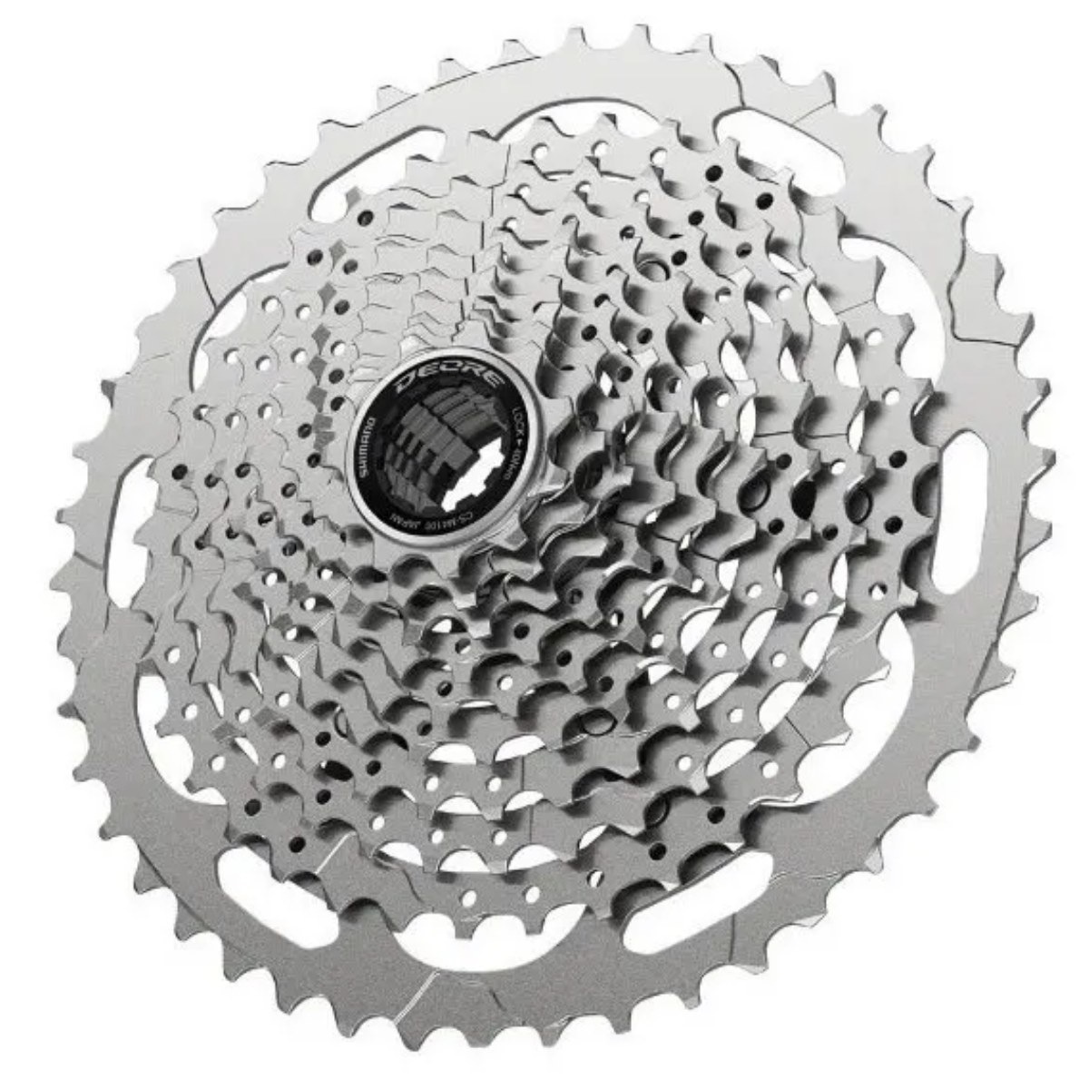 Foto 4 pulgar | Cassette para Bicicleta Shimano Deore Cs-m4100 11-46t 10 Vel color Plateado