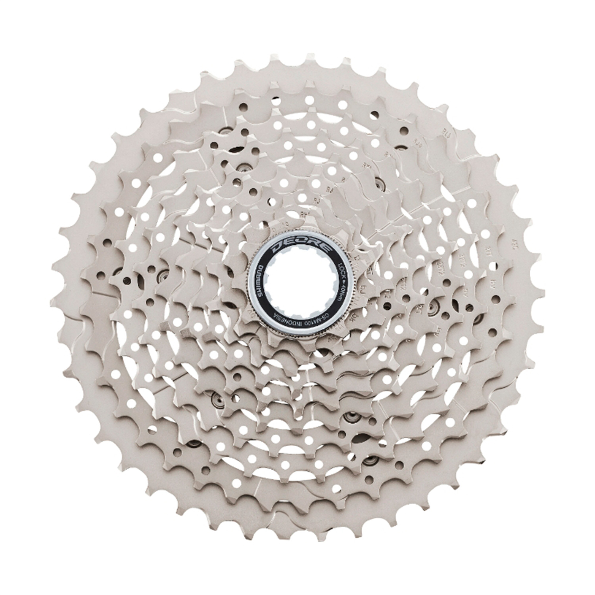 Cassette para Bicicleta Shimano Deore Cs-m4100 11-42t 10 Vel color Plateado