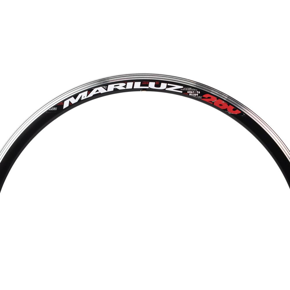 Foto 4 pulgar | Rin de Bicicleta Mariluz ZLA-015B R26 X36h Aluminio Aero Negro