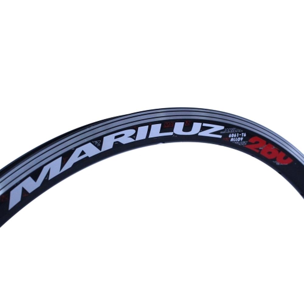 Foto 6 pulgar | Rin de Bicicleta Mariluz ZLA-015B R26 X36h Aluminio Aero Negro
