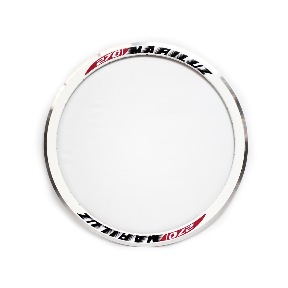 Rin Bicicleta R27 X36h Aluminio Aero Blanco Zla-027 Mariluz