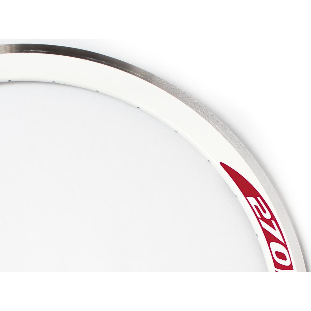 Foto 4 pulgar | Rin Bicicleta R27 X36h Aluminio Aero Blanco Zla-027 Mariluz