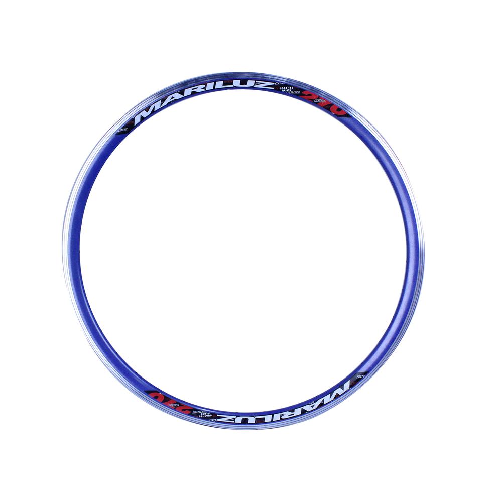 Rin Bicicleta R27 X36h Aluminio Aero Azul Zla-015 Mariluz