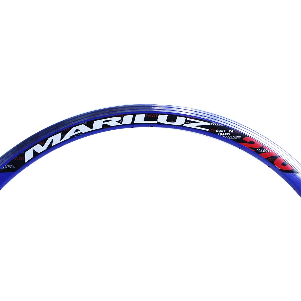 Foto 4 pulgar | Rin Bicicleta R27 X36h Aluminio Aero Azul Zla-015 Mariluz