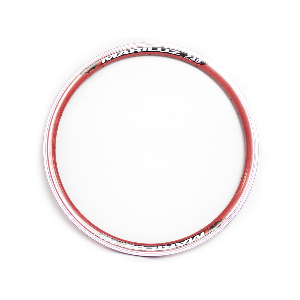 Rin Bicicleta R24 X36h Aluminio Aero Rojo Ys-733 Mariluz