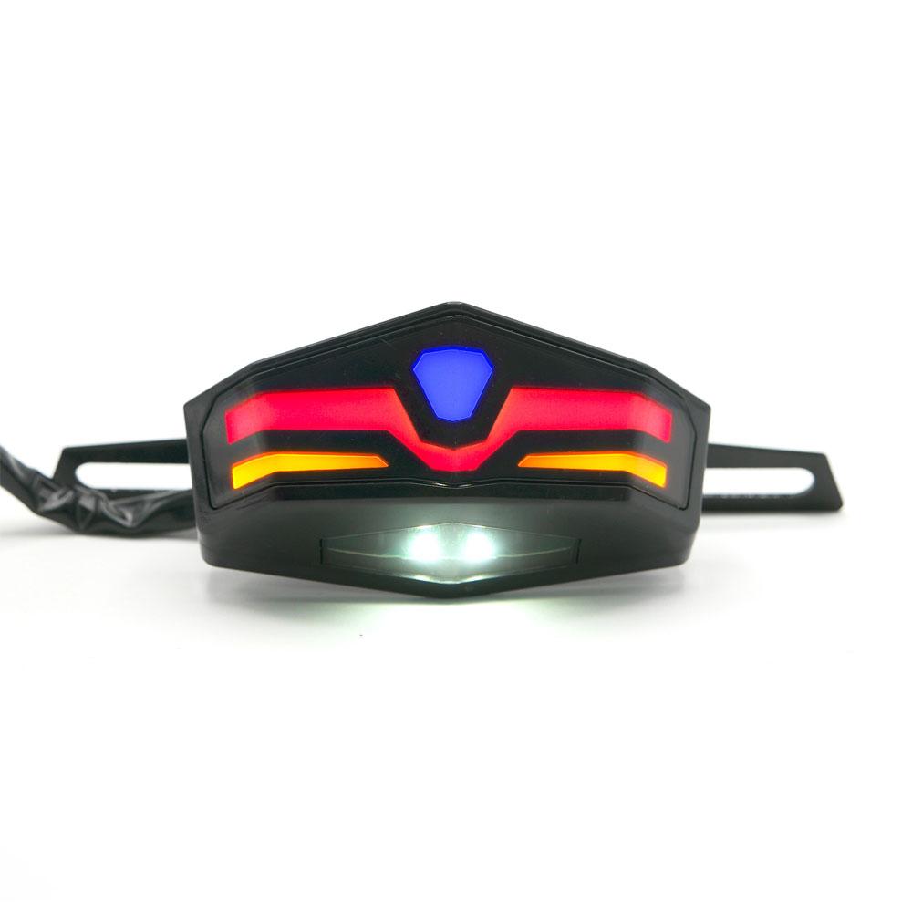 Calavera Stop Premium Multifuncional De Led Para Motocicleta