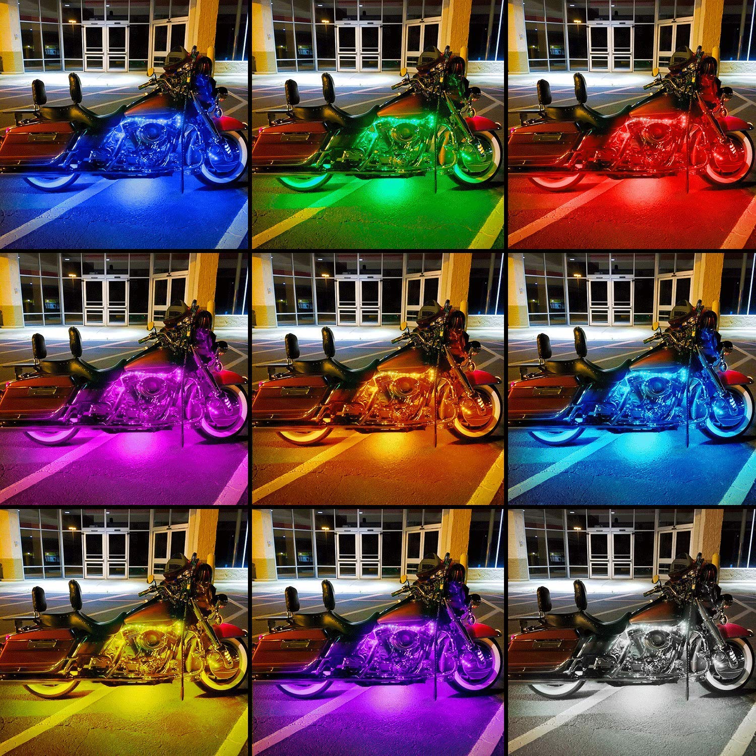 Foto 7 pulgar | Kit De Luces Led Para Motocicleta Nilight Tl-35 Rgb, Impermeable, 12 Unidades - Venta Internacional.