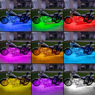 Foto 6 | Kit De Luces Led Nilight Rgb Para Motocicleta, Resistente Al Agua, 8 Piezas - Venta Internacional.