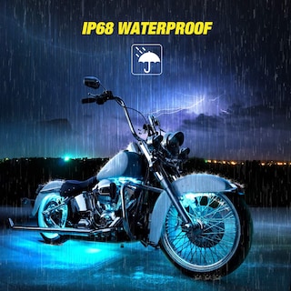 Foto 7 | Kit De Luces Led Nilight Rgb Para Motocicleta, Resistente Al Agua, 8 Piezas - Venta Internacional.