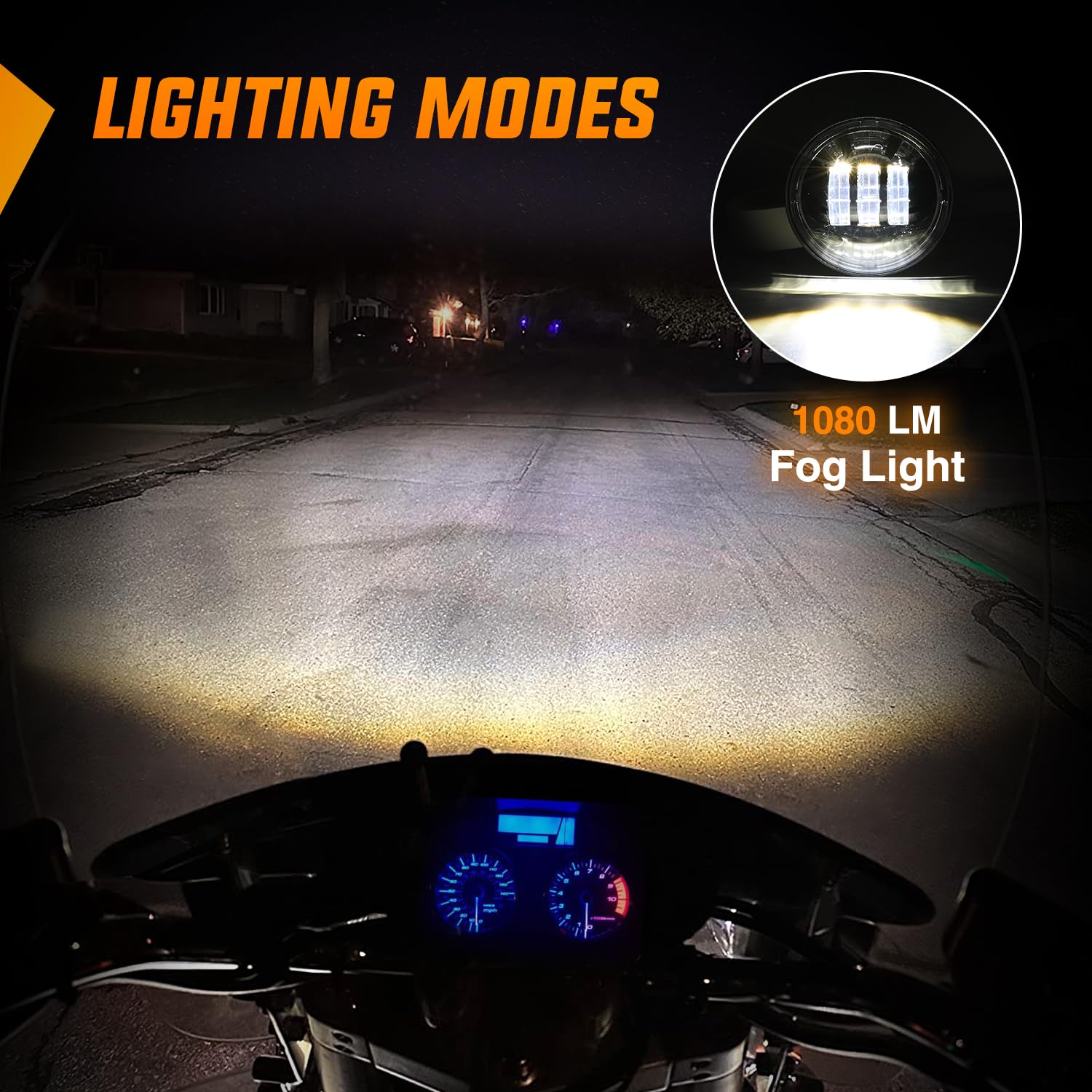 Foto 3 | Faros Antiniebla Led Nilight Para Motocicleta, 4,5 Pulgadas, Para Harley Davidson - Venta Internacional.