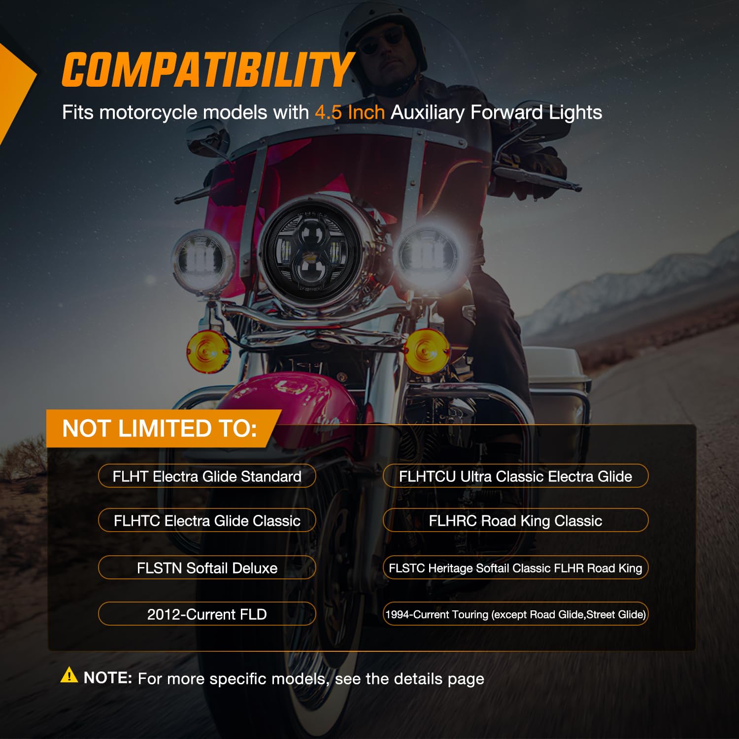 Foto 8 pulgar | Faros Antiniebla Led Nilight Para Motocicleta, 4,5 Pulgadas, Para Harley Davidson - Venta Internacional.