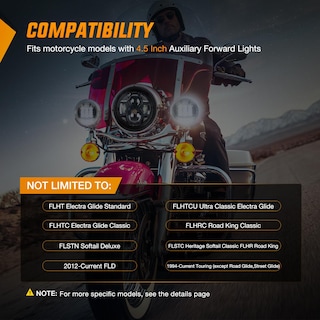 Foto 7 | Faros Antiniebla Led Nilight Para Motocicleta, 4,5 Pulgadas, Para Harley Davidson - Venta Internacional.