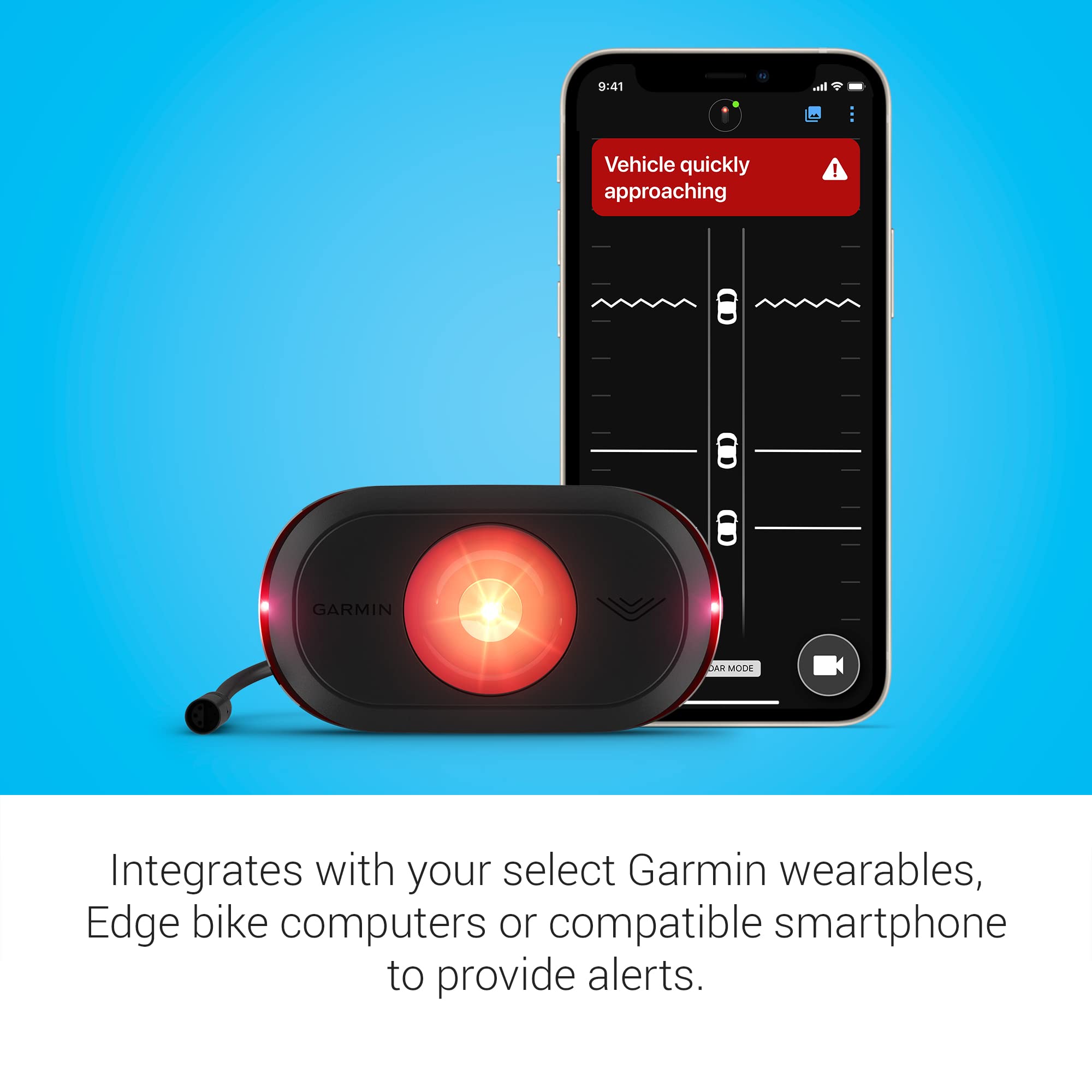 Foto 6 pulgar | Radar Retrovisor Y Luz Trasera Garmin Varia Ertl615 - Venta Internacional.