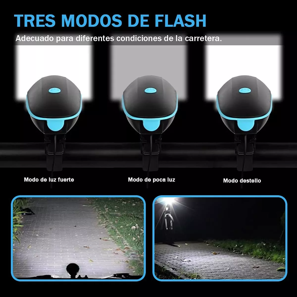 Foto 5 | Luz para Bicicleta Eo Safe Imports Esi6142 Recargable con Altavoz