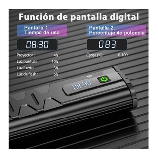 Foto 2 | Luz De Bicicleta Superbrillante De 8000 Lúmenes Y 5000 Mah Eo Safe Imports Esi-18689 Negro