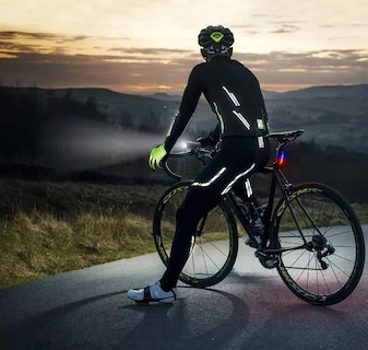 Foto 3 | Xtellar Luz De Bicicleta Recargable Solar Y Usb Con Bocina Integrada - 2000mah, Negro