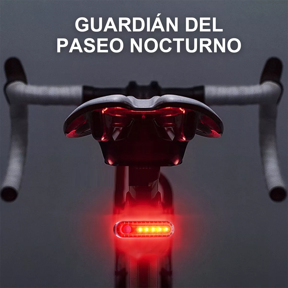 Foto 3 pulgar | Par 2 Luces Usb Recargable Led Estrobo Para Bicicleta 4 Modos Eo Safe Imports Esi-9472 Negro