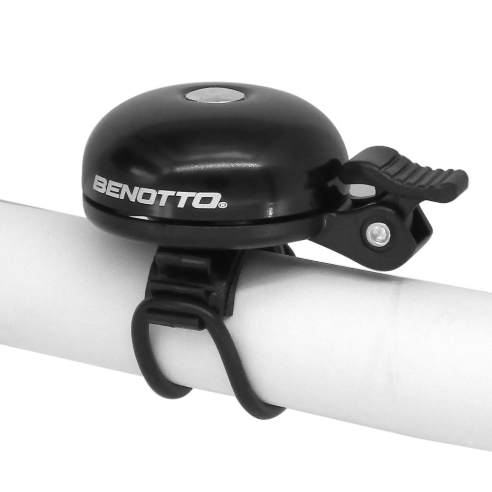 Foto 5 pulgar | Timbre Benotto para Bicicleta Unisex Negro Soporte Ajustable