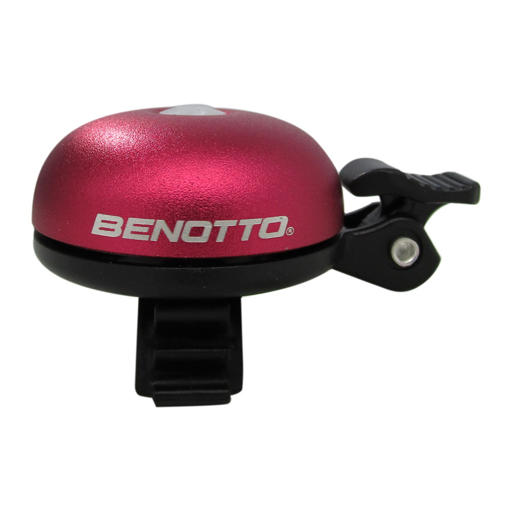 Foto 3 pulgar | Timbre Benotto Rojo Vino para Bicicleta Unisex Soporte Ajustable