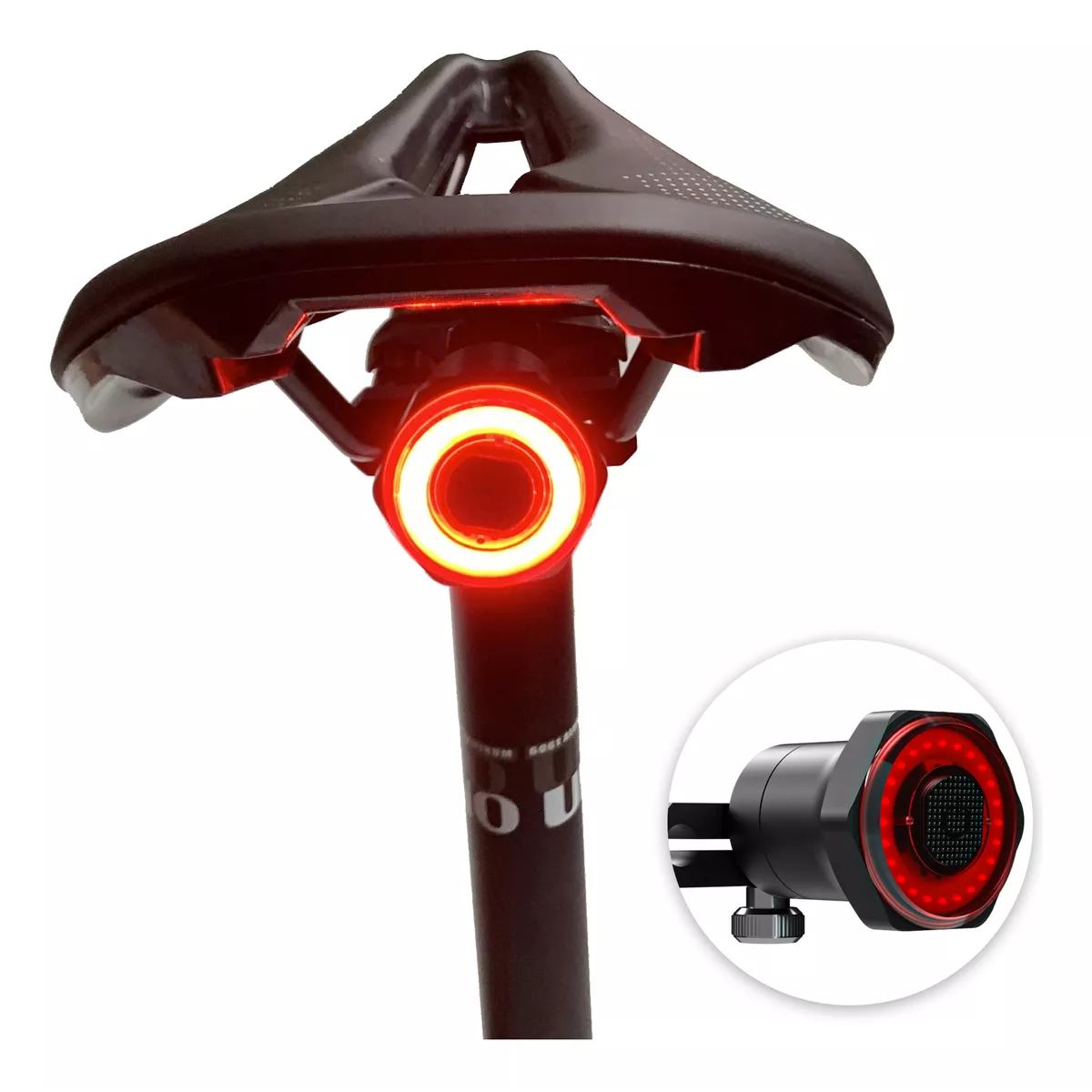 Foto 3 pulgar | Luz Trasera De Freno Inteligente Para Bicicleta, Impermeable Eo Safe Imports Esi-13747 Negro