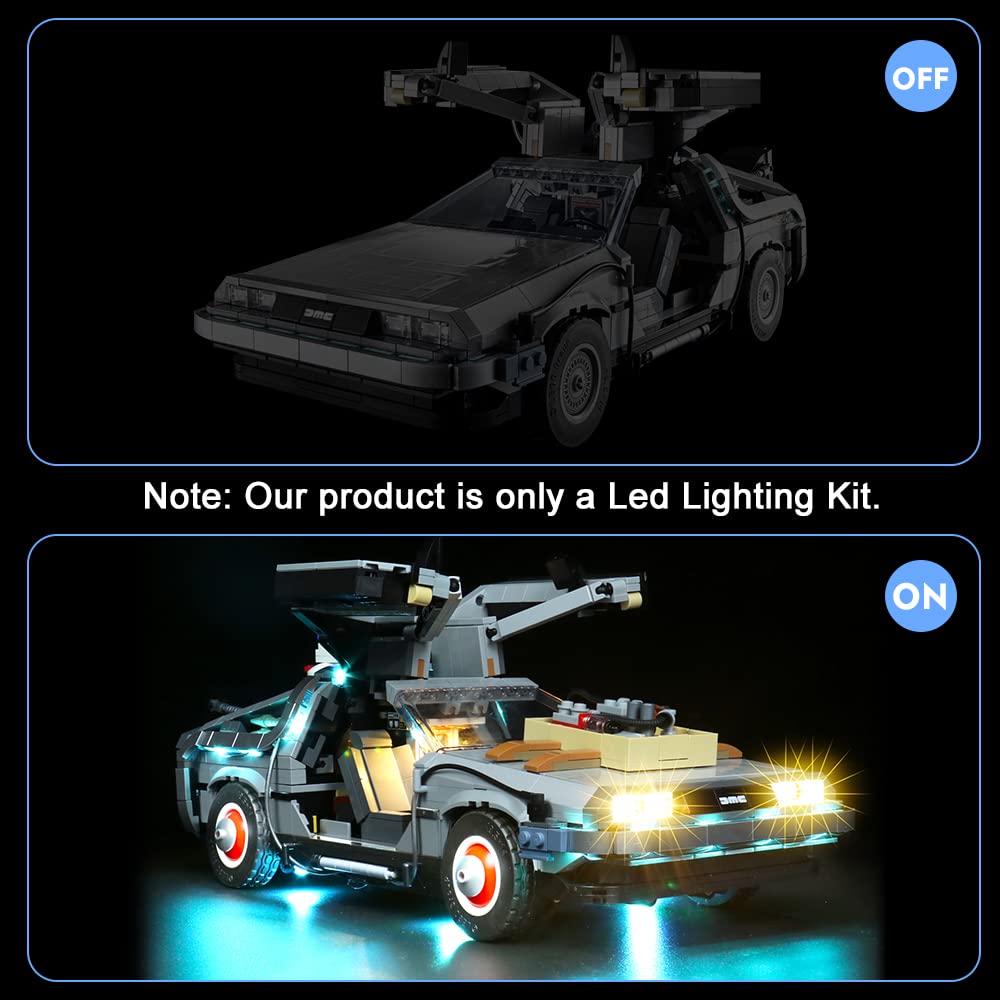 Foto 3 pulgar | Kit De Luces Para Lego Back To The Future Time Machine 10300 - Venta Internacional.