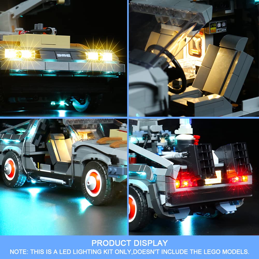 Foto 6 pulgar | Kit De Luces Para Lego Back To The Future Time Machine 10300 - Venta Internacional.