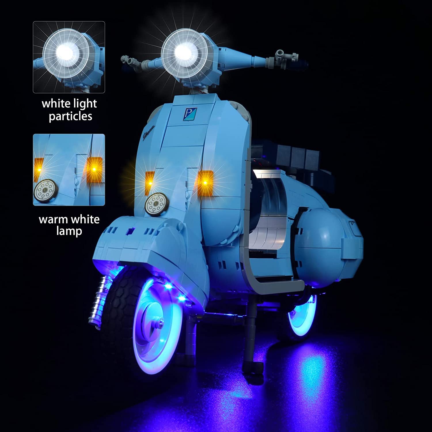 Kit De Iluminación Led Brickbling Para Lego Vespa 125 10298, Juego De Juguetes - Venta Internacional.