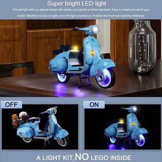 Foto 5 | Kit De Iluminación Led Brickbling Para Lego Vespa 125 10298, Juego De Juguetes - Venta Internacional.