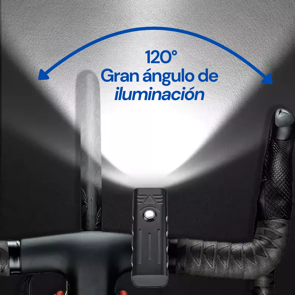 Foto 4 | Language Lampara Para Bicicleta Luz Recargable Eo Safe Imports Esi-13744-1 Negro