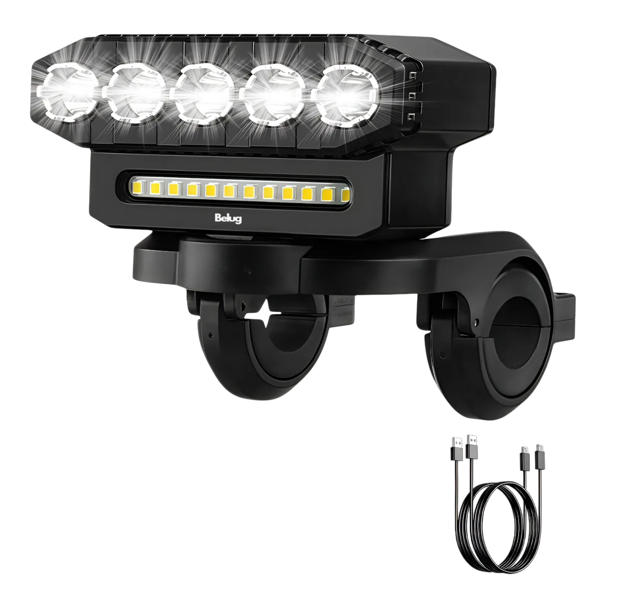 Foto 2 pulgar | Luz Para Bicicleta Recargable 5led Luces Traseras Bicicleta