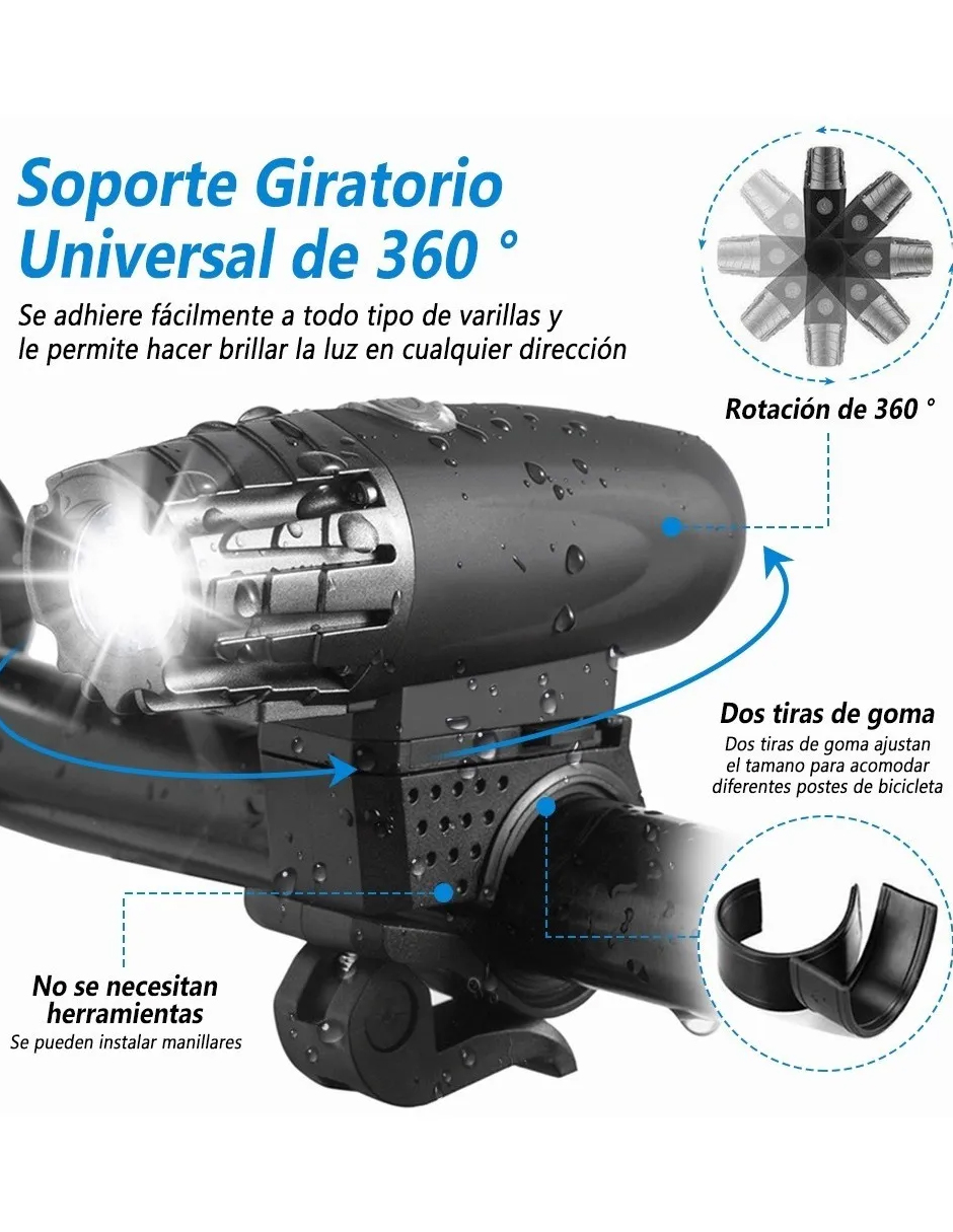 Foto 3 | Luces para Bicicleta Petukita Box AH-03