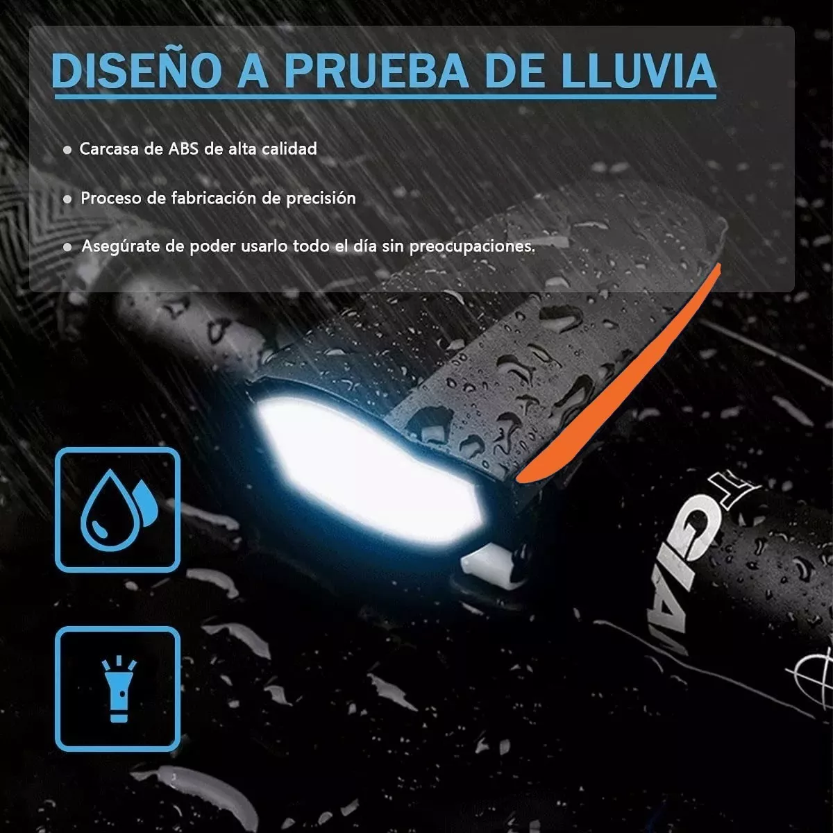 Foto 2 | Luz para Bicicleta Eo Safe Imports Esi5327 Recargable