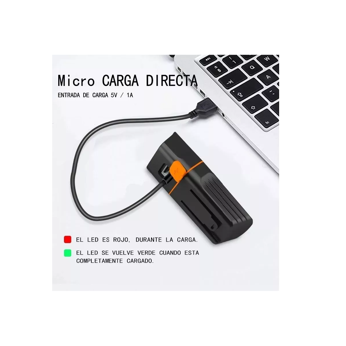 Foto 4 pulgar | Lámpara Led Recargable para Bicicleta Eo Safe Imports ESI-6150 color Negro 1000 Lm Impermeable