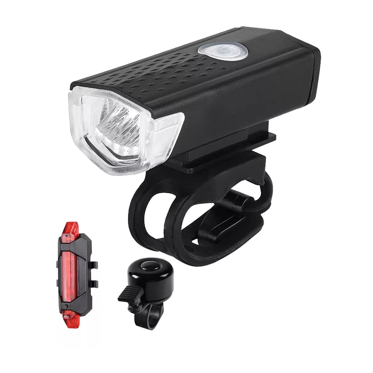 Luz Bicicleta Recargable Delantera Led Ciclismo Eo Safe Imports Esi-14511 Negro $459