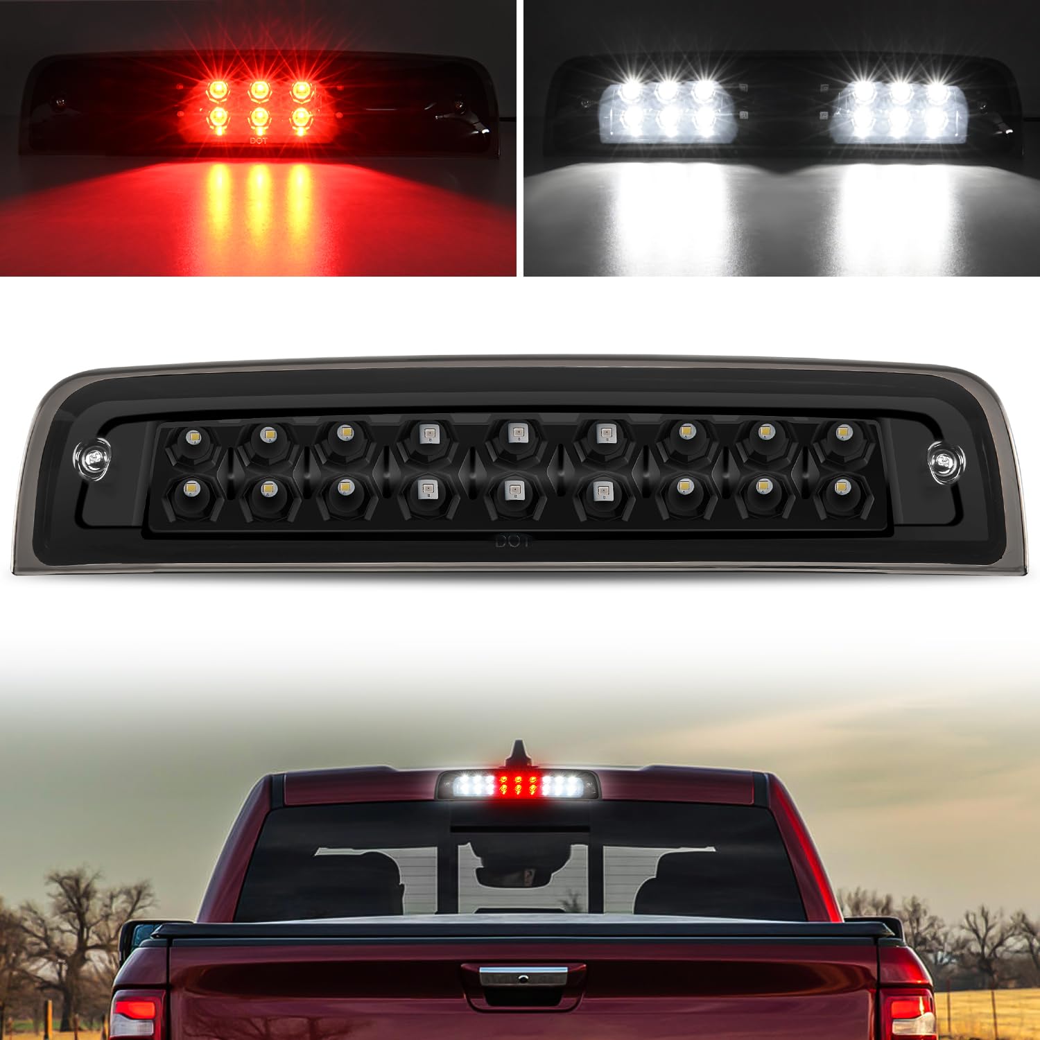 Foto 1 | Tercera Luz De Freno Nilight High Mount Para Dodge Ram 2009-2017 - Venta Internacional.
