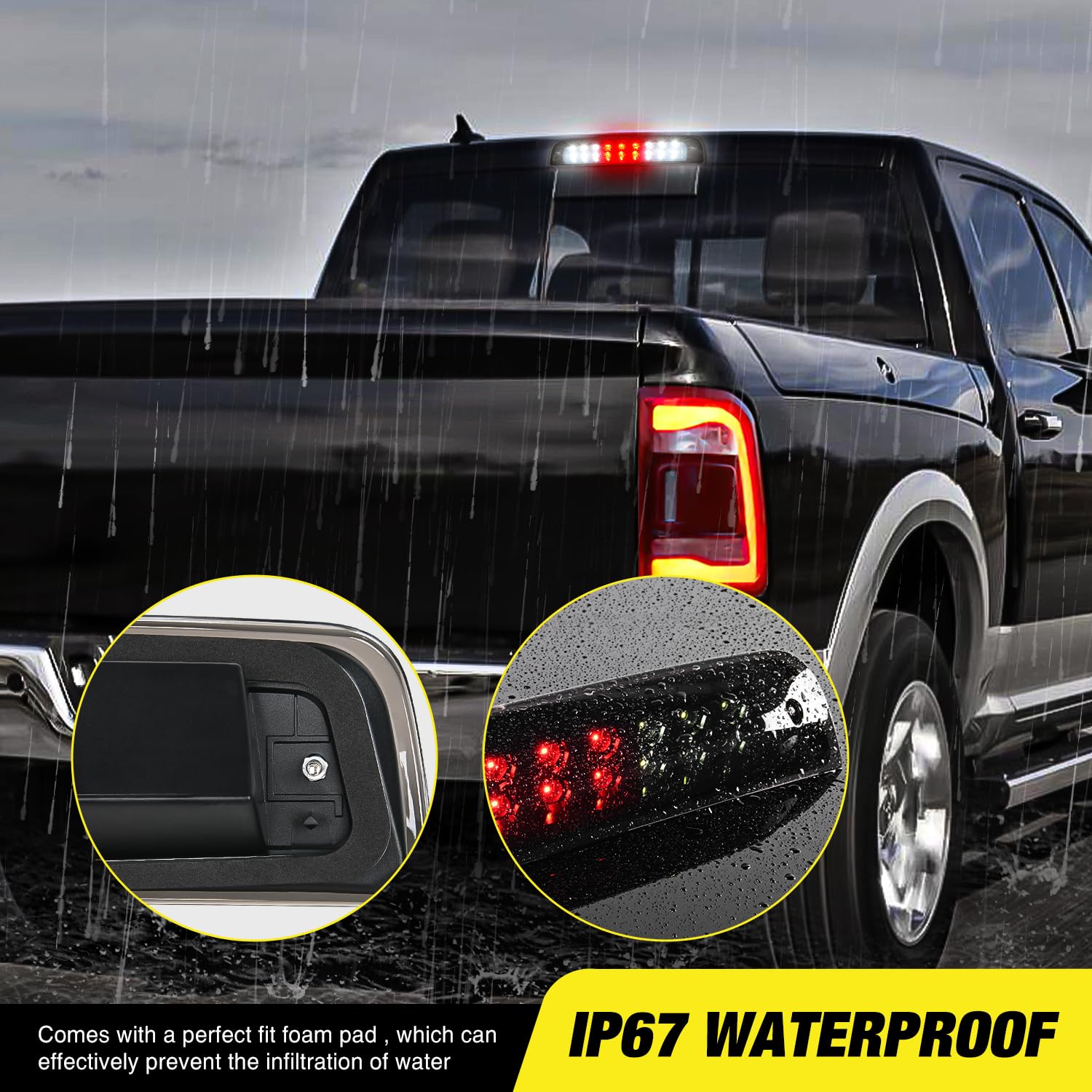 Foto 5 pulgar | Tercera Luz De Freno Nilight High Mount Para Dodge Ram 2009-2017 - Venta Internacional.