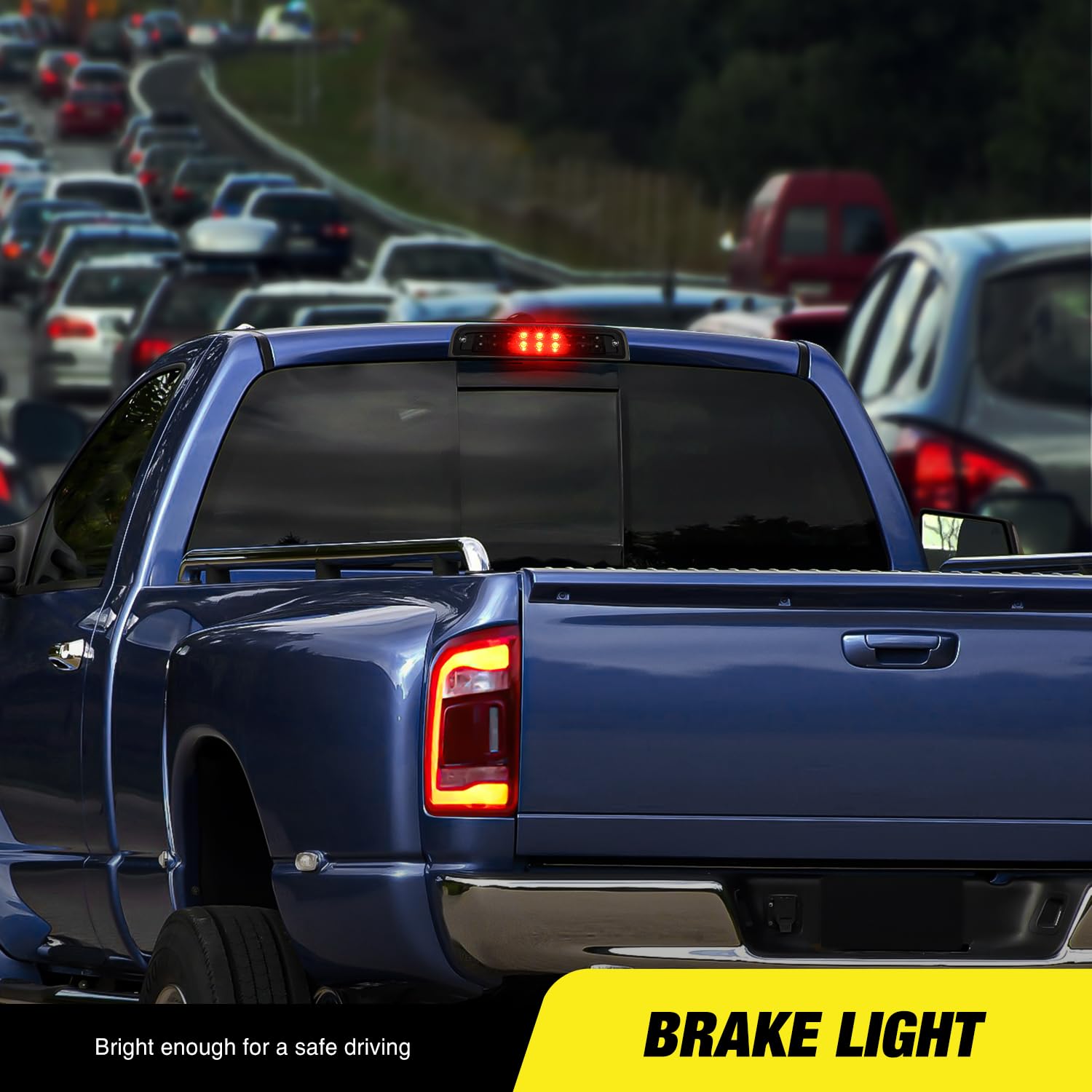 Foto 6 pulgar | Tercera Luz De Freno Nilight High Mount Para Dodge Ram 2009-2017 - Venta Internacional.