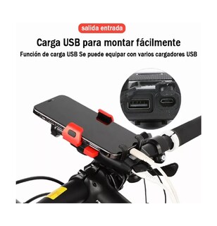 Foto 3 | Lámpara De Luces 4 En 1 De Bicicleta Luz Trasera Recargable Eo Safe Imports Esi-19309 Multicolor