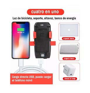 Foto 4 | Lámpara De Luces 4 En 1 De Bicicleta Luz Trasera Recargable Eo Safe Imports Esi-19309 Multicolor