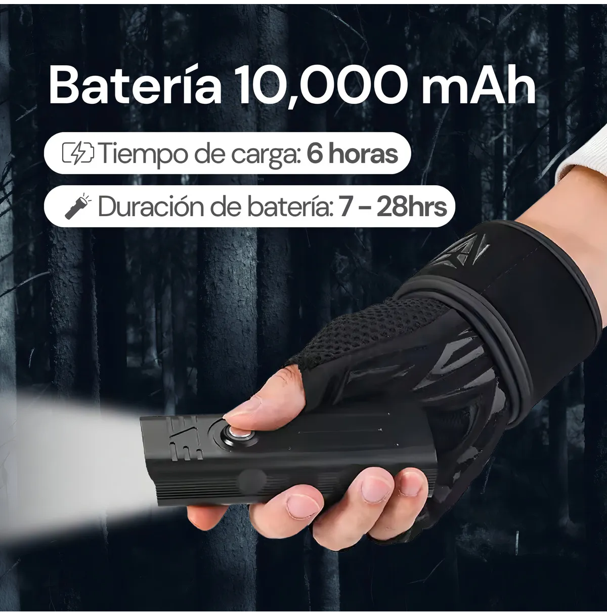 Foto 5 pulgar | Lampara Para Bicicleta Linterna Usb Luz Delantera Eo Safe Imports Esi-19308 Multicolor